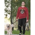 thumbnail image 2 of I Love My Dog. Sweatshirt Men -Image by Shutterstock, Male 3X-Large, 2 of 4