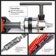 Pvc 2 Inch Solid Heavy Duty Hand Crank Drill Solid Steel Cast Portable Manual Drilling ...