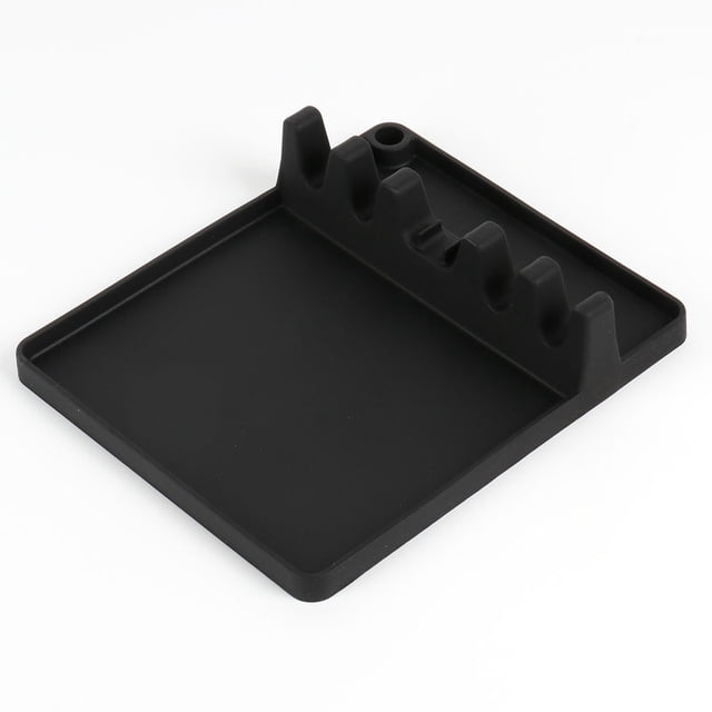 Silicone Utensil Rest with Drip Pad for Multiple Utensils,BPA-Free Spoon Rest & Spoon Holder for Stove Top,Heat-Resistant,Kitchen Utensil Holder for Spoons