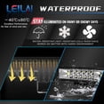 thumbnail image 4 of Barra de luces Led Pods - Delgada 120W 12V / 24V Luz antiniebla de conducción Combo impermeable Focos de inundación para camiones Todoterreno ATV UTV Carrito de golf Remolque, 4 of 5