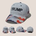 thumbnail image 3 of Trump American Presidential Hat Béisbol Ajustable para Al Aire Libre, 3 of 9
