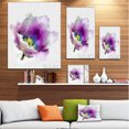 thumbnail image 3 of Tulipe Aquarelle Violette - Impression sur Toile Florale, 3 of 4