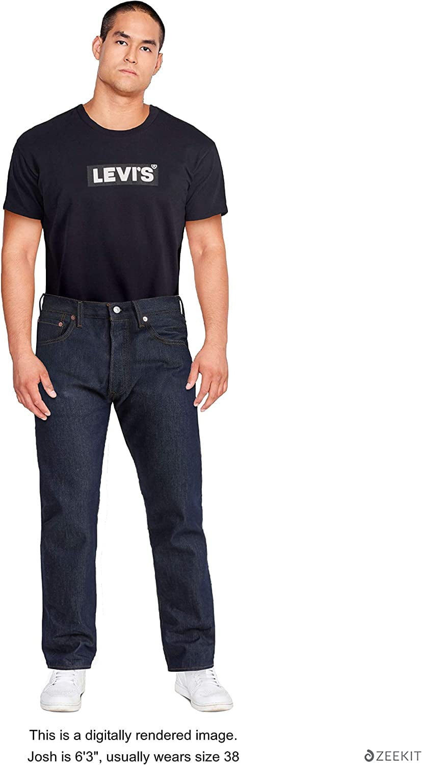 Levis® Strauss 501® Button Fly Original Jeans Shrink-to-Fit