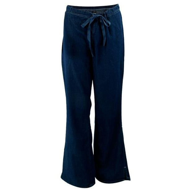 Old Glory - Jean Style Flare Leg Adult Scrub Pants - Walmart.com ...