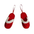 thumbnail image 1 of 10pcs Zapatillas de Navidad Colgante Decoración Hogar Ornamento 12.5x6cm Rojo Sunnimix Chrismas colgante, 1 of 7