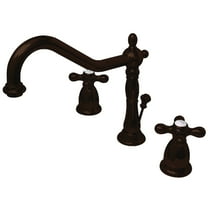 Kingston Brass KS1995AX 8 in. Widespread Standard Mount Bathroom Faucet, Oil Rubbed Bronze