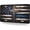 American Flag, variant on Vintage Flower Front License Plate Nature Floral Car Decorative License Plates Aluminum Metal Decor Accessory Novelty Vanity Tag Cover with 4 Holes for Men Women 6" X 12"