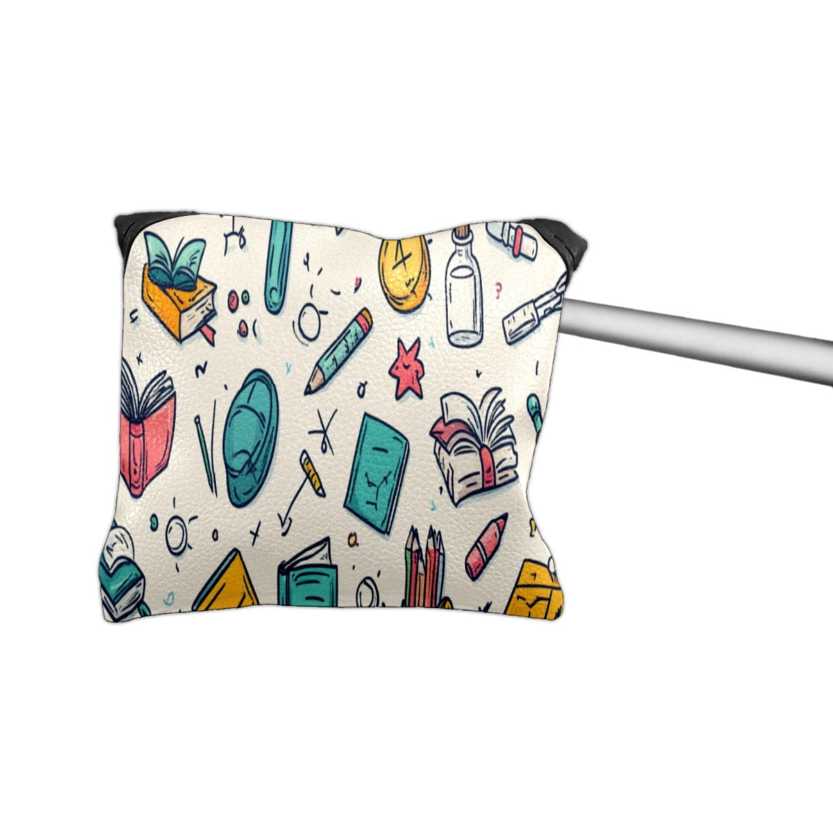 Golf Mallet Putter Cover Premium Leather Waterproof Golf Putter Head Cover with Magnetic Closure