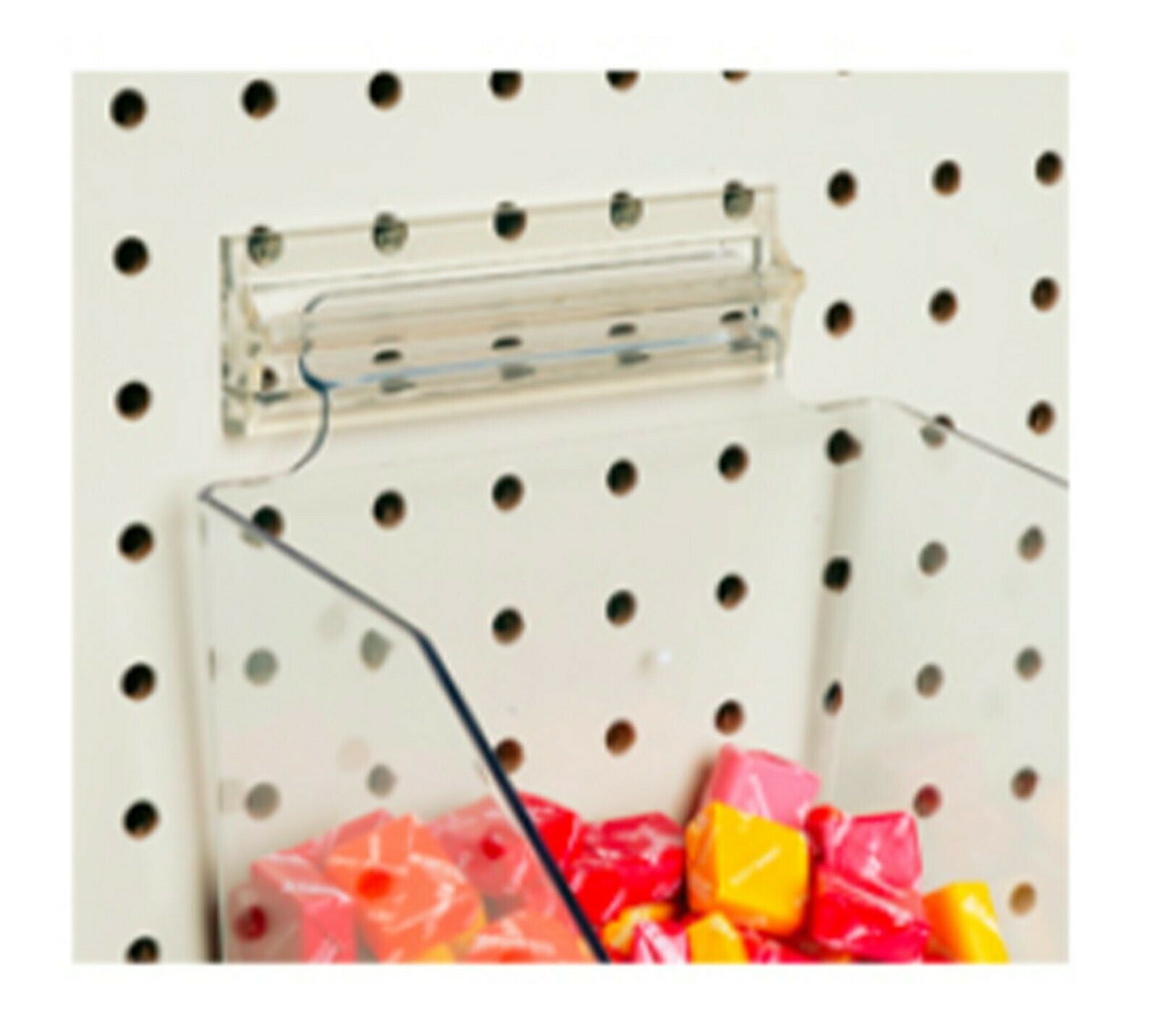 4 PACK Pegboard Adapter for Acrylic Bin