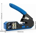 TRAHOORJ45 Crimp Tool Kit, CAT5 CAT5e CAT6 Crimper Modular