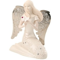 Little Things Mean A Lot October Monthly Angel Figurine, 3-1/2-Inch, Includes Gemstone on Butterfly