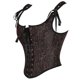 thumbnail image 5 of Mujeres Casual Sexy Eyelet Lace-up Court Vintage con cremallera Hombros Correas Corsé Chaleco Tops Fridja  nalpqowj30002, 5 of 8