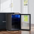 thumbnail image 6 of Yeego 160 Can Beverage Refrigerator with Glass Door,4.6 Cu.ft Wine Coolers,Touch Control Panel On the Glass,Freestanding Mini Fridge,Black, 6 of 8