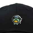 thumbnail image 2 of Dalix Cosmic Frog Embroidered Womens Cotton Dad Hat Baseball Cap Adjustable in Black, 2 of 5