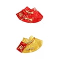 thumbnail image 1 of Paquete de 2 Ropa de Año Nuevo Para Gatos jinwen Disfraz de Fiesta Traje Tang, 1 of 8