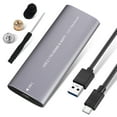 thumbnail image 1 of Miangastore Portable External Hard Disk Dual Protocol Type-C 3.1 Small Mobile Solid State Drive with Date Cable, 1 of 8