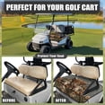 thumbnail image 4 of Whosucclay Highland Cow Family Golf Cart Seat Cover, Non-slip Golf Cart Seat Protector for 2-Seat Golf Carts Anti-Wear Golf Cart Seat Towel Blanket, 52.36"x 32.28", 4 of 7