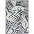 thumbnail image 2 of SAFAVIEH Beach House Kaeden Botanical Indoor/Outdoor Area Rug, Charcoal/Ivory, 5'3" x 7'6", 2 of 16
