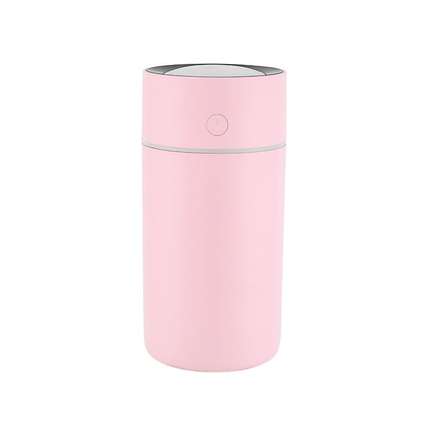 Mini humidificador USB de 320 ml, purificador de aire ultrasónico colorido portátil de niebla fría para coche para viajes en coche, dormitorio de oficina Vogacara HA9118-02B