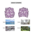 thumbnail image 7 of Gaeub Purple Butterflies Floral Knit Cuffed Beanie Top Level Beanie Men Women Winter Knit Caps Soft Ski Hat, 7 of 7