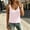 Pink, variant on Molidfa Women's Scoop Neck Sleeveless Stretchable Slim Fit Solid Rhinestone Embellished Tank Tops for Women Summer Party