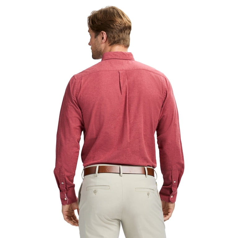 Men's IZOD Oxford Woven Long Sleeve Button-Down Shirt Color: Plum Perfect Size: L - Walmart.com Men's IZOD Oxford Woven Long Sleeve Button-Down Shirt Color: Plum Perfect Size: L - Walmart.com