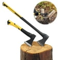 thumbnail image 2 of LCOKEIY Chopping Axe,  Hatchet Axe for  Camping  Splitting Kindling and Chopping Branches, Wood Chopping Axe with 35-in Long Non-Silp  Handle, 5.7lbs, 2 of 8