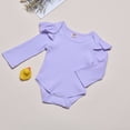 thumbnail image 5 of Gubotare Winter Baby Girl Clothes Baby-Girls Bodysuit with Tutu Casual Romper Baby Girls 0 3 6 9 12 18 24 Months (Light Purple,6-12 Months), 5 of 7