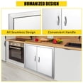 thumbnail image 5 of EastVita BBQ Access Door 31" W x 24" H, Double Outdoor Kitchen Door, Weatherproof Built in 304 Stainless Steel with Handle for Outside, Commercial, BBQ, 5 of 8
