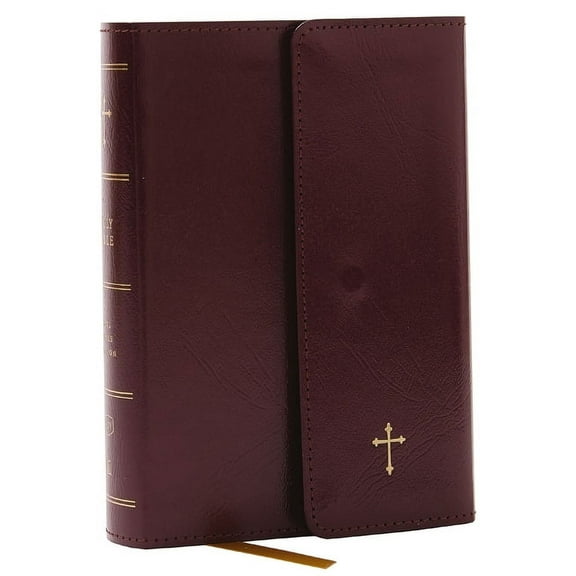 KJV Holy Bible: Compact with 43,000 Cross References, Burgundy Leatherflex with Flap, Red Letter, Comfort Print: King James Version (Paperback)