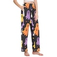 thumbnail image 2 of FORMRS Women's Pajama Pants with Pockets Soft Comfy Loungewear Sleep Bottom, Sizes S-2XL, Yellow Halloween Ghosts, 2 of 8
