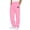 Pink, variant on Npasoilc Wide Leg Sweatpants for Men Drawstring Waist Elastic Solid Leather Label Straight Casual Trousers,Khaki