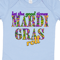 thumbnail image 4 of Inktastic Mardi Gras Let the Good Times Roll Boys or Girls Baby Bodysuit, 4 of 5