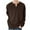Coffee, variant on Htigea Men's V Neck Long Sleeve Shirts Casual Henley Cotton T-Shirts Slim Fit Longline Tee Shirts Today Sales White,XXXL
