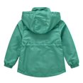 thumbnail image 1 of Akiihool Jacket for Girl Girls Jacket Casual Button Down Full-Zip Jacket (Blue 7-8 Years), 1 of 3