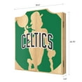 thumbnail image 5 of Boston Celtics Fade Dart Board Cabinet Set with 6 Steel Tip Darts, 5 of 6