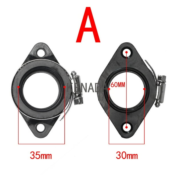 Pipeta Italika Ft150 Ft125 250z Ft200 28mm-30mm/32mm-34mm Racing Adaptarse Carburador Cortina Plana (para Adaptar Carburador)