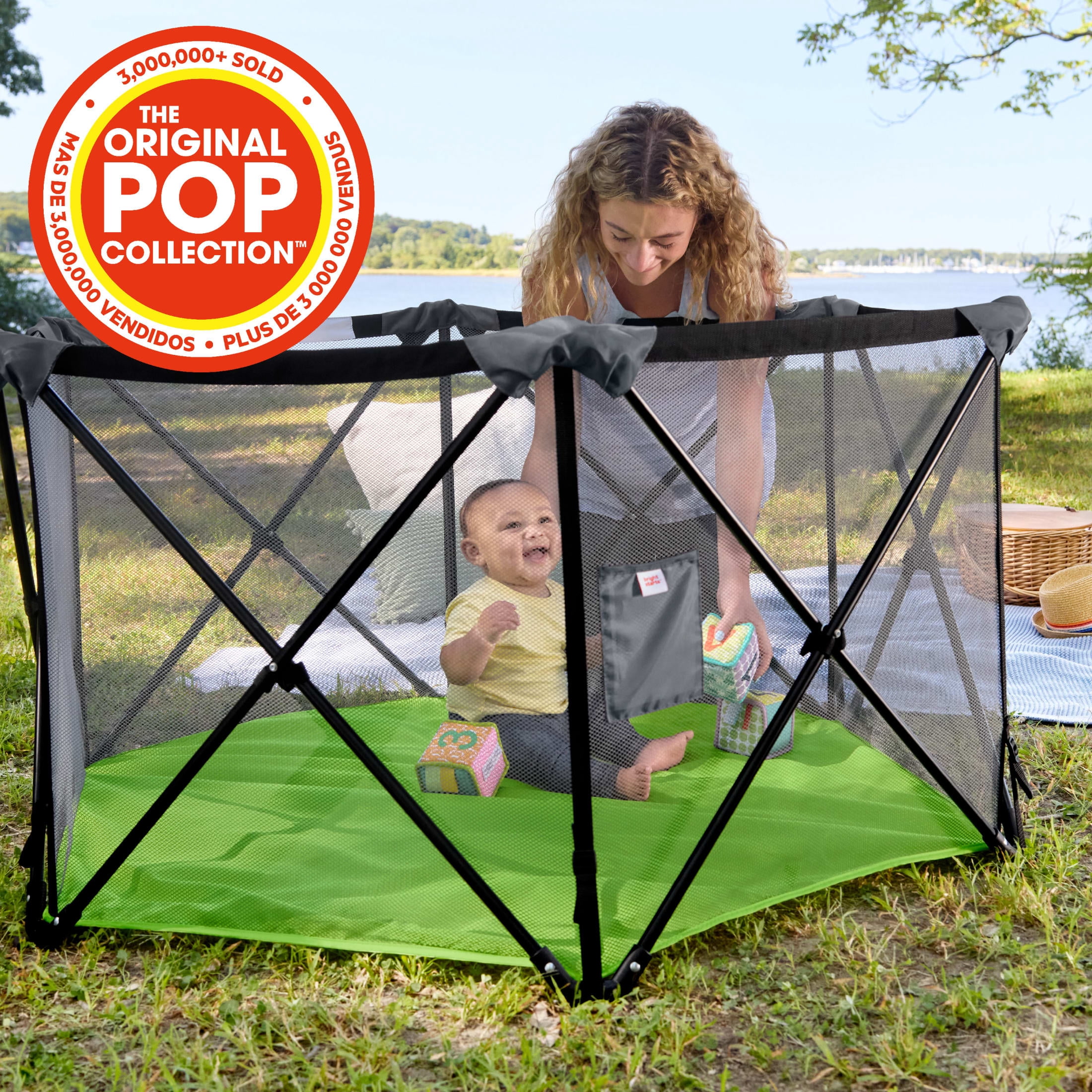 Bright Starts Pop ‘N Play Indoor/Outdoor Playard, Unisex, Infant