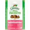 Feline Greenies Pill Pockets For Cats Natural Soft Cat Treats, Salmon Flavor, 1.6 Oz. Pack (45 Treats)