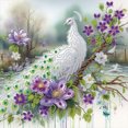 thumbnail image 1 of 5D DIY Taladro Parcial Con Forma Especial Pavo Real 30x30cm, 1 of 9