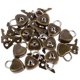 thumbnail image 3 of Heart Shaped Security Padlock for Home Use Rustproof Iron Lock with 2 Keys 12 Pieces, 3 of 3