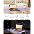 thumbnail image 6 of 23.6" x 13.8" Leather Desk Pad Protector, Office Desk Mat, Large Mouse Pad, Non-Slip PU Leather Desk Blotter, Laptop Desk Pad, Waterproof Desk Writing Pad for Office and Home, 6 of 9