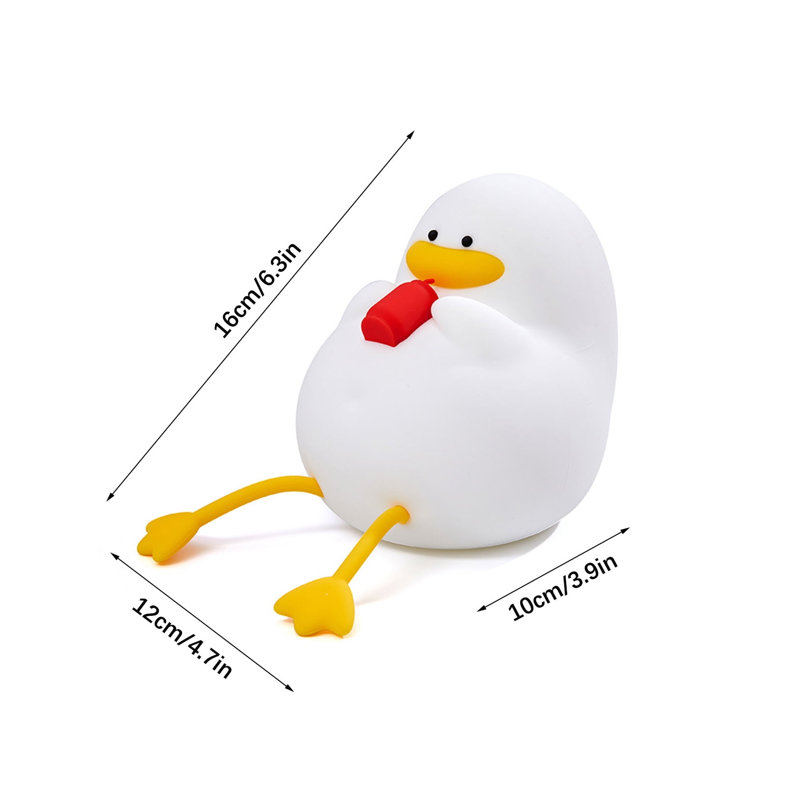 Lying Duck Night Light, Touch Sensor Led Lamp Night Lgiht Home Creative Usb  Children Toddler Clap Lights 