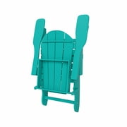 Paradise Outdoor Folding Poly Adirondack Chair