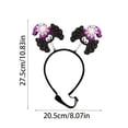 thumbnail image 3 of Halloween Pet Headband with Ghost Spider, Glitter Spring Cosplay Hair Hoop for Dogs Cats, Cute Holiday Costume Accessory for Halloween Party Photo Props(C), 3 of 5