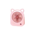 thumbnail image 1 of ICQOVD Desktop Fan Cute Cat Ear Mini Fan Usb Charging Adjustable Angle Desktop Handheld Fan Portable Fan for Outdoor Work Use, 1 of 6