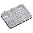 thumbnail image 1 of DIY Flat Back Rhinestones, 6 Grid Rectangular Nail Art Rhinestones Square Stylish  For Tote bag, 1 of 8