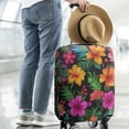 thumbnail image 2 of Pioneer Flower Floral Print Pattern Luggage Cover Fashion Suitcase Cover Baggage Covers Fit 25-28 Inch Luggage (Go Travel), 2 of 5