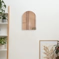 thumbnail image 2 of Frameless Arched Top Tilt Mirror with Beveled Edge in Venetian Bronze, 2 of 2