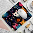 thumbnail image 2 of Cat Square Gaming Mouse Pad, 8.3x9.8 Inch Non-Slip Rubber Bottom Printed Mousepad for Office and Gaming, 2 of 6